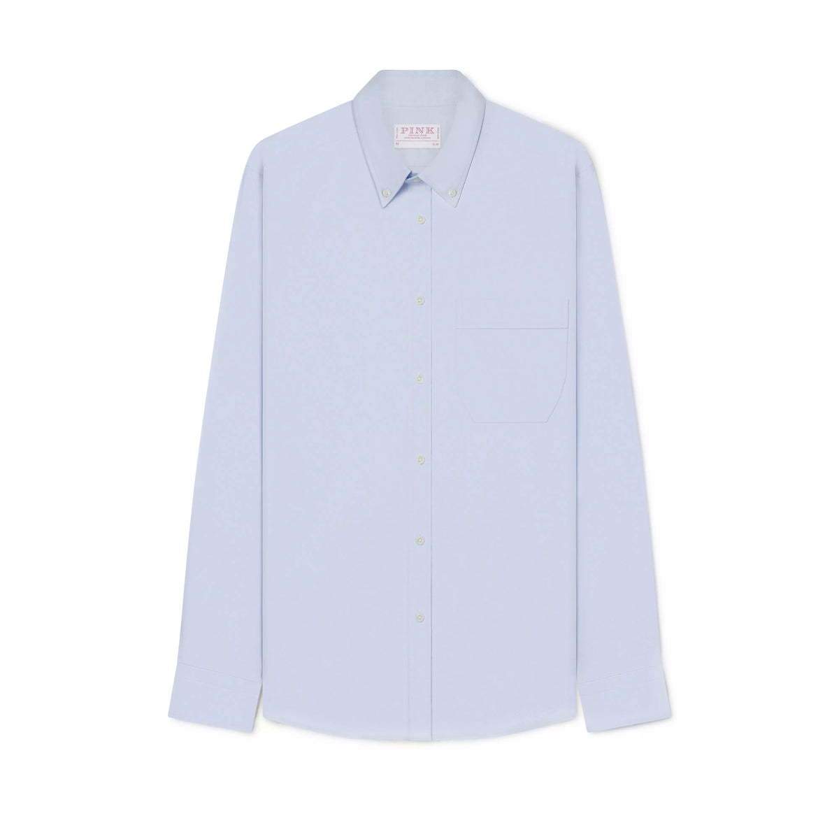 Pale Blue Slim Fit Smart Casual Button Down Weekend Oxford Shirt