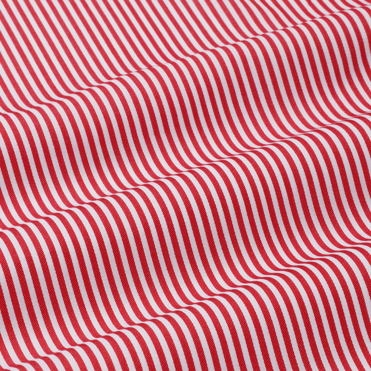 Red & White Tailored Fit Capri Stripe Shirt Formal Shirt