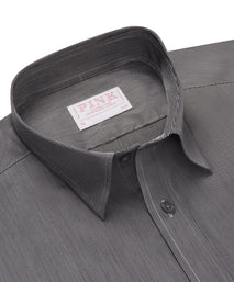 Black & White Slim Fit Smart Casual Fine Stripe Stretch Shirt